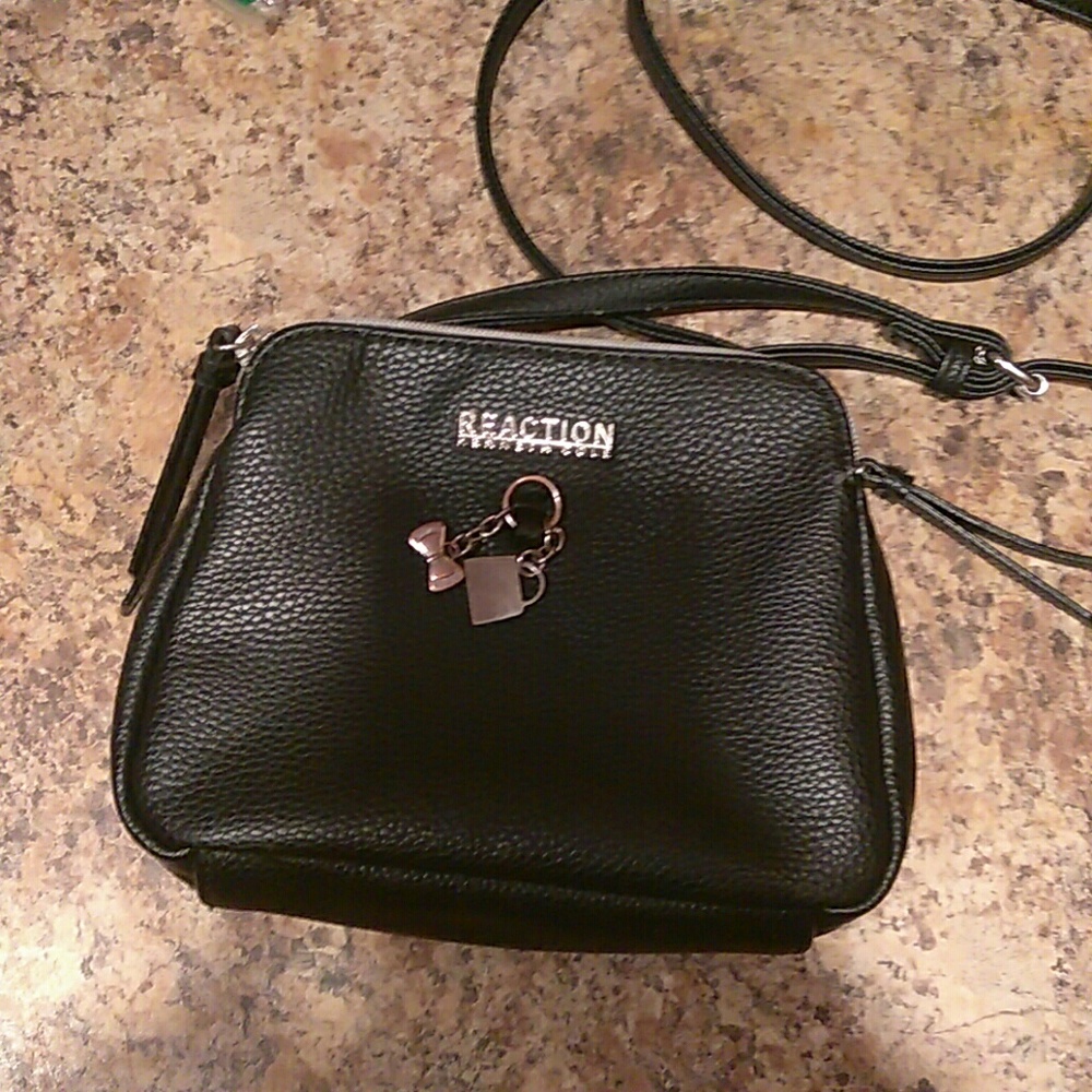 Black leather purse/bag